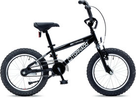Crossfiets 16 bmx tornado zwart glans