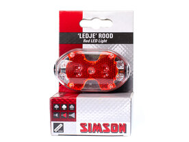 Achterlicht 3 leds rood simson 020755