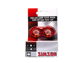 Achterlicht eyes usb led rood 3 lum simson 022002