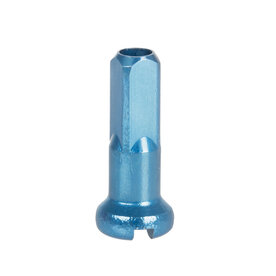 Spaaknippel 14 alu blauw [100] 14 mm