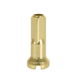 Spaaknippel 14 alu goud [100] 14 mm