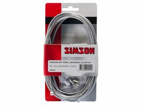 Kabelset compl. zilver rvs 20220 simson