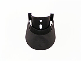 spatlap mini 45 mm kunstof zwart