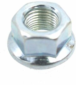 Moer achter m10 x 1 met kraag