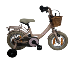 bike fun 12 girly roze meisjes met mandje