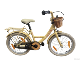 bike fun 18 girly goud meisjes met mand