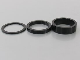 balhoofd spacer 10 mm 1 1/8 zwart alu 