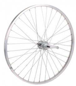 Achterwiel 28x1 5/8x1 3/8 remnaaf alu velg