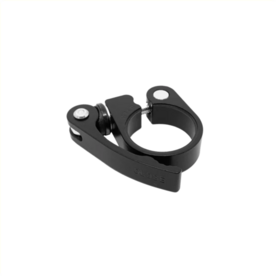 Zadelpenklem 31,8 zwart met snelspanner