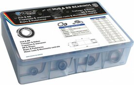 assortiment doos met 40 naaf/trapas lagers