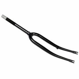 voorvork 28 inch 1 inch lange draad transport zwart glans