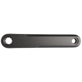 Crank isis links bosch vlak zwart 175 mm