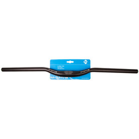Stuurbocht alu 31.8 rised 30 mm 700 mm zwart gebogen