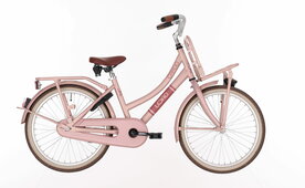 bike fun load 26lmd530 3v meisjes roze mahogany met achterdrager