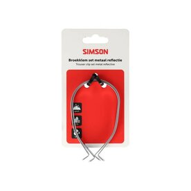 broekklemmen staal simson 20926 met reflex
