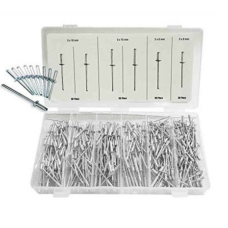 assortiment doos met 320 popnagels