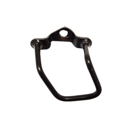 Derailleur beschermer achter kort  zwart