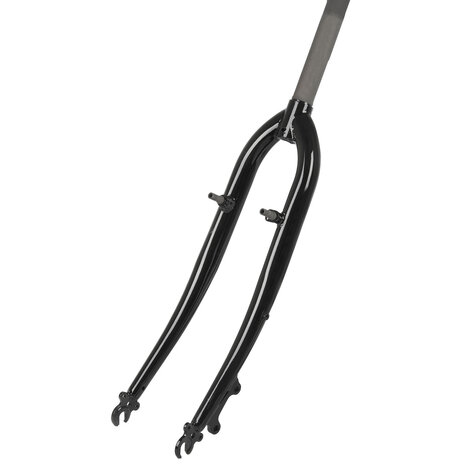voorvork 28 inch 1 1/8 draad v brake/disc zwart