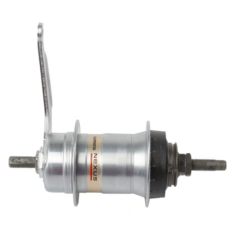 achterwiel 28 nexus 3 remnaaf zilver velg