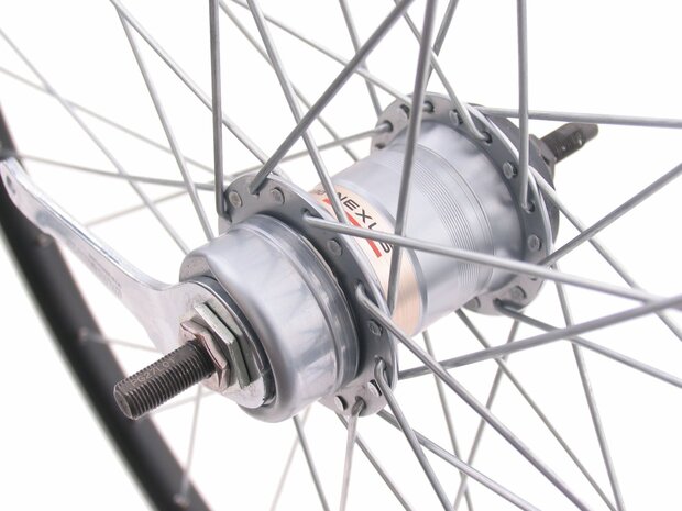 achterwiel 28 nexus 3 remnaaf zwart velg