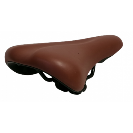 zadel bike fun bruin 20/24 inch jeugdzadel met strop