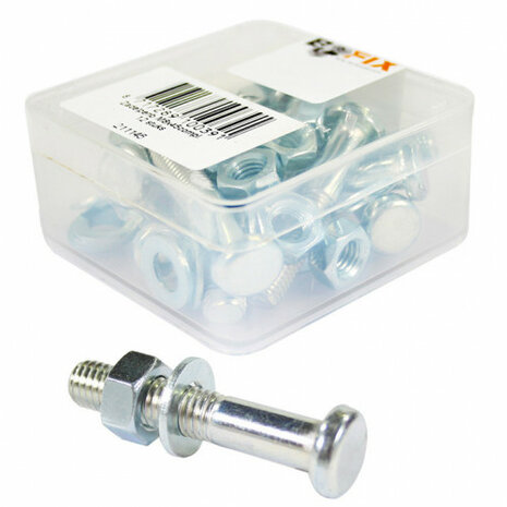 zadelpenbout m8 x35 compleet