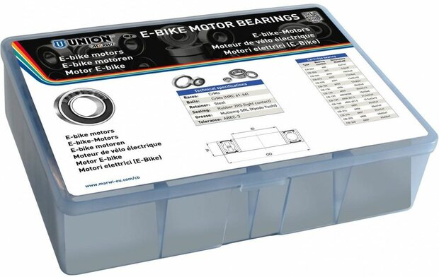 assortiment doos met 32 e bike lagers