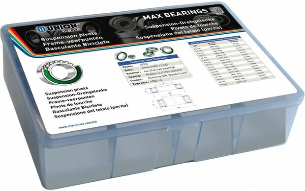 assortiment doos met 32 MAX lagers