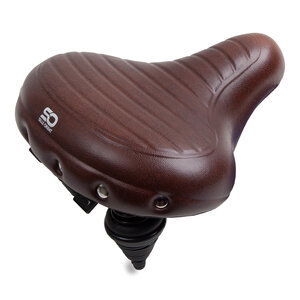 Selle orient zadel dubbele veren bruin