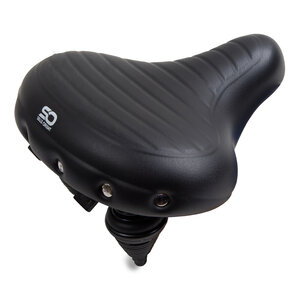 Selle orient zadel dubbele veren zwart