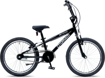 Crossfiets 20 bmx tornado zwart glans