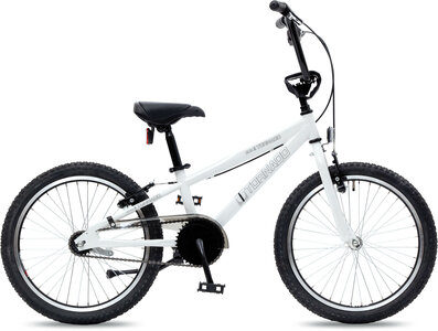 Crossfiets 20 bmx tornado wit glans