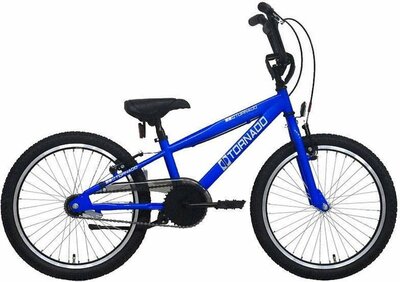 Crossfiets 20 bmx tornado blauw glans