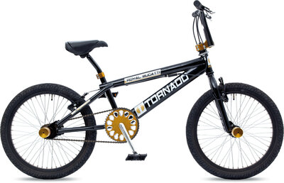 Crossfiets 20 freestyle  tornado zwart glans