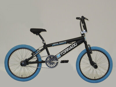 Crossfiets 20 freestyle  tornado zwart mat