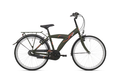 bike fun urban 24uj85 jongens green mat 3v