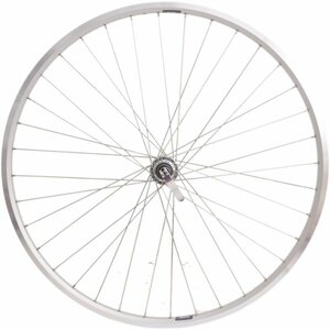 achterwiel 28 inch cass naaf 8/9 speed zilver rmx  velg