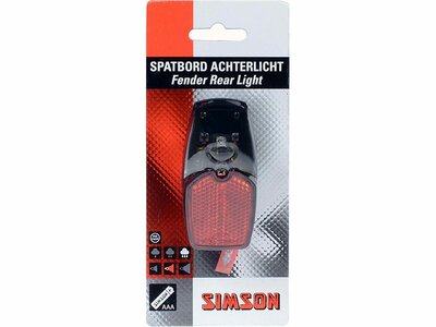 Achterlicht led op spatbord simson 021769