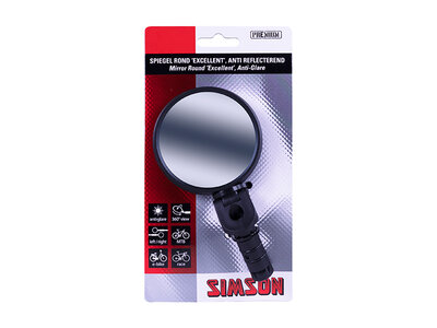 Spiegel rond excellent simson 021822