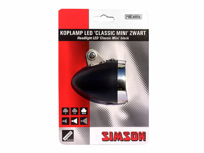 Koplamp batterij vork mini 4 lux simson 022022