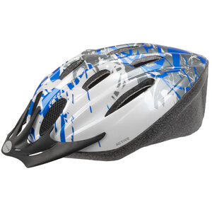 Helm active m wave blauw-zilver 53-57