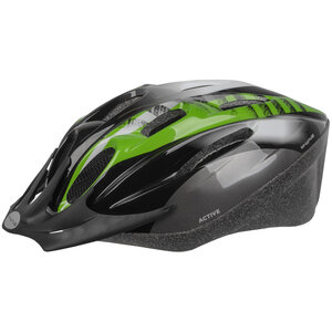 Helm active m wave groen-zilver 53-57