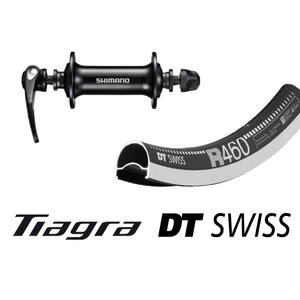 Voorwiel 28 Race dt swiss r460 velgrem