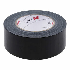 Tape zwart duct tape breed 50mm 50 meter