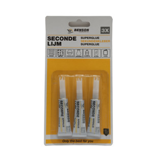 secondenlijm 3 tubes