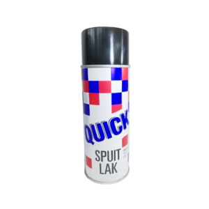 Spuitbus lak quick zwart glans 400 ml.