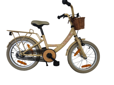 bike fun 16 girly goud met mand