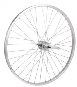 Achterwiel 28x1 5/8x1 3/8 remnaaf alu velg