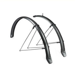 Spatbordenset  46 mm zwart 28 inch