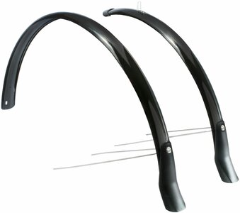 Spatbordenset  46 mm zwart 28 inch snello